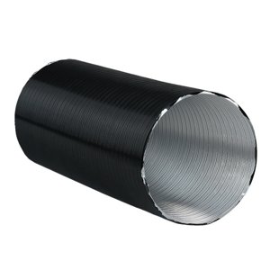 Kruhové ohebné potrubí černé Dalap ALUDAP D do 200°C, Ø 80 mm, délka 3000 mm