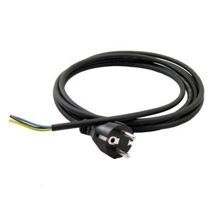 Napájecí kabel k ventilátorům 3x1 mm, délka 3 m, černý